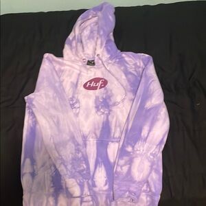 HUF Purple Tie-Dye Hoodie